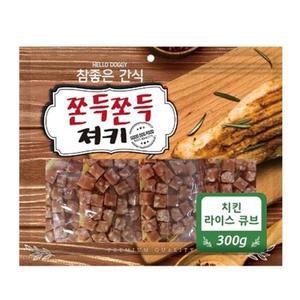 강아지 참좋은 헬로도기 추천 간식 쫀득쫀득 치킨 라이스 큐