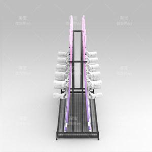 스노우보드 거치대 1세트 RH01 폭43CM 4단 보관 이동식 스키 블랙 업소용 보드