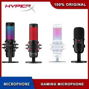 오리지널 HyperX 쿼드캐스트 S 마이크 UB 콘덴서 솔로캐스트 로폰 듀오캐스트 PC