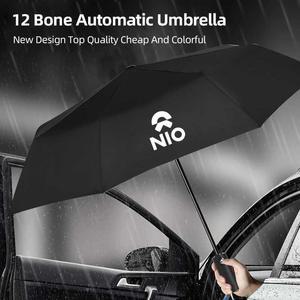 차량용걸이 차 로고 휴대용 자동 접이식 햇빛가리개 우산 액세서리 Nio ES6 EC6 ES8 ES7 ET5 ET7