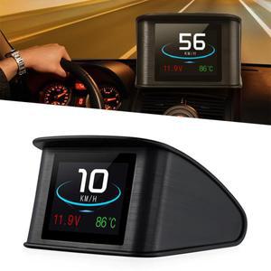 자동차 디지털 장치 소비 도구, HUD P10 OBD2 헤드업 디스플레이, 속도계 액세서리