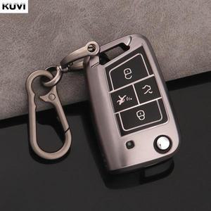 [누리정비]TPU 자동차 키 케이스 커버 포브, 폭스바겐 VW 골프 7 올트랙 MK7 티구안 시트 아테카 레온 FR 2