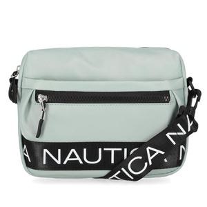 Nautica 나일론 빈 크로스바디/벨트 백 조절 가능한 어깨끈 포함 인디고.