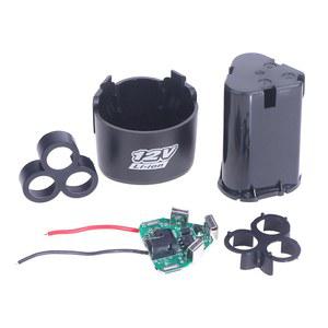 BMS 18650 리튬 박스 회로 팩 쉘 케이스 브래킷, 핸드 드릴 전원 리튬 이온 배터리 보호 보드, 3S 12V DC 전기 공구