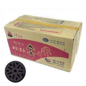 숯 아래로타 천연 야자숯(40개) 참숯 바베큐숯 점화탄 착화탄 차콜
