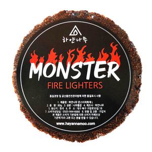 젖은 장작도 점화 몬스터 착화제 고체연료 장작 참숯 초강력
