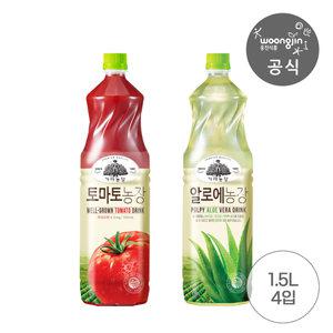 가야농장 알로에 토마토 1.5L 4입