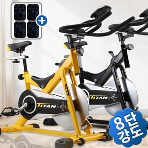 [매트포함]강력한 8단강도 마그네틱 스핀바이크 KH7400 스피닝자전거 실내자전거