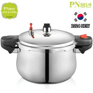 PN풍년 2025 NEW 하이커머스S 통3중 스테인리스 압력솥 업소용 식당용 15인용 20인용 25인용
