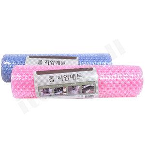 바스존 롤 지압 매트 430x870mm 현관입구 베란다 욕실바닥 주방 용