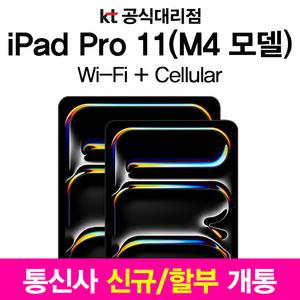 KT Apple 아이패드 프로 11 m4모델 통신사 신규가입 기기값 분납 개통