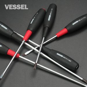 베셀(VESSEL) 고무그립드라이버 No.610 도라이버 일자 십자 일본직수입정품