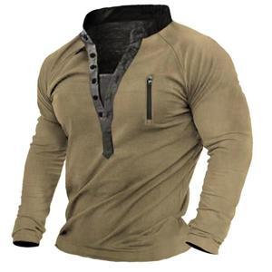 밀리터리 전술 셔츠 전투복 작업복 상의 군복Men Tactical Military T-Shirts Solid Color Long Sleeve Spo