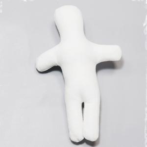 캔버스인형 사람 고급 무지 꾸미기 색칠공부 걱정인형 13cm X 20.5cm 만들기 펠트공예