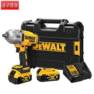 디월트 DCF900P2T 충전임팩트렌치 20V 5.0AH 하이토크/ 공구명장