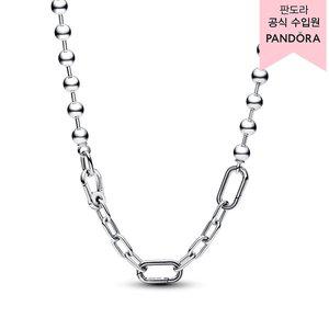 [판도라](강남점)[백화점 보증서 제공]판도라 미 메탈 비드 & 링크 체인 네크리스_392799C00