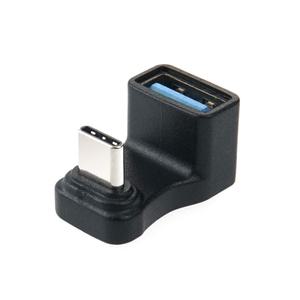TB694 Coms USB A타입 F to C타입 M 변환 젠더 180도 꺾임 / 10Gbps 지원 / 스마트폰 태블릿 케이블 연결