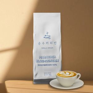 순수커피빈 싱글오리진 마라와카블루마운틴 500g 파푸아뉴기니 커피원두 홀빈 L011