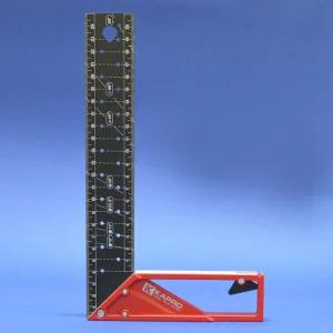 카프로 직각자 354-30 300mm 4201005 고정용걸이부착 목공용직각자 마킹홈 경질알루미늄재질