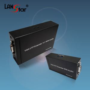 랜스타 LS-RGB-LAN-300M VGA 리피터 TX RX 세트 RJ45 연결 최대 300M