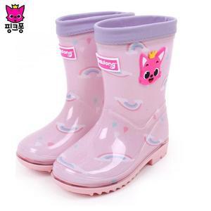 [RGK18846]핑크퐁 레이니 아동 PVC 장화 핑크 신발