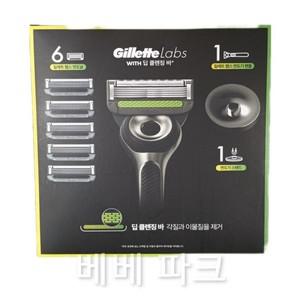 질레트 랩스 면도기+날세트 (면도기1개) 면도날6개 e