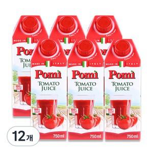 포미 주스음료 토마토쥬스 750ml 12개