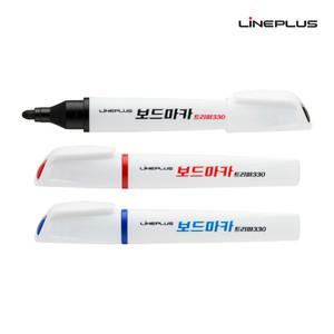 라인플러스 화이트 보드마카 트리마 330 둥근닙 12개입 1타