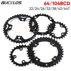 BUCKLOS 자전거 체인링 9/10 스피드 MTB 체인휠 BMX Sram 크랭크셋 SLX XT 부품 104BCD 64BCD