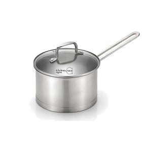 에센셜 IH 3중바닥 스텐 편수냄비 16cm 18cm 유리뚜껑 라면냄비 국 탕 찌개 가정용