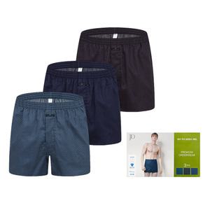 제임스딘 남성트렁크팬티 순면 80수 주자직트렁크 3매입 세트