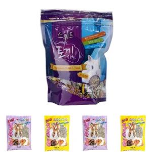 스위트 토끼 사료 750g 큰토끼용/먹이/어린/애완/동물/음식/애완용/큰/토끼용