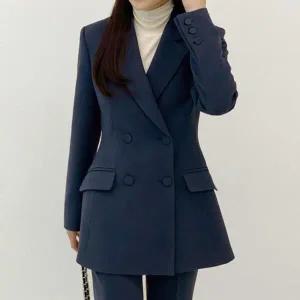 /옷자락 여자 가을 포멀 오피스 스판 정장 자켓
