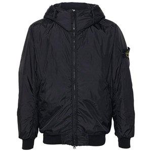 [스톤아일랜드] 24FW 811540823 V0029 와펜패치 가먼트 다이드 크링클랩스 리나일론 패딩 블랙