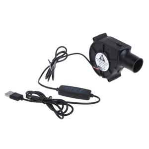 미니 터보 송풍기 5V USB 플매트 카펫 러그 팬 속도 컨트롤러 휴대용 원심 2500RPM 바베큐 그릴 요리