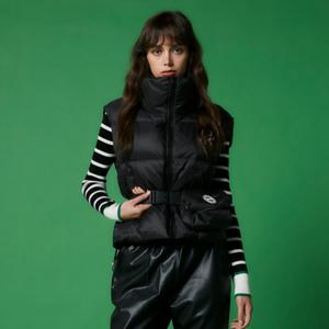 제시뉴욕 23fw 숏 베스트 패딩 (AD95NSEV5010-아이보리,블랙)