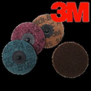 3M 수세미 롤록 디스크 3인치 SC 스카치 브라이트 부직포 RLD 75mm 롤락 원형