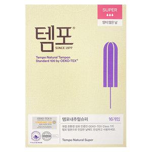 동아제약 템포 내추럴 슈퍼 16P x 1개
