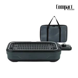 컴팩트홈 논스틱코팅 BBQ 무연그릴 39CM 와이드그릴+보관가방