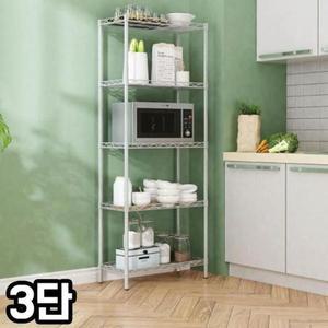 [셀러허브][라일리] Rly SR 조립식 경량 메탈랙 메탈선반 철제선반 3단 (S9608246)