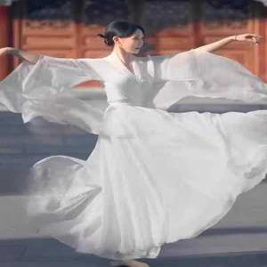 jncown 무용복 한국무용 여성 연습복 고전 성인 스커트