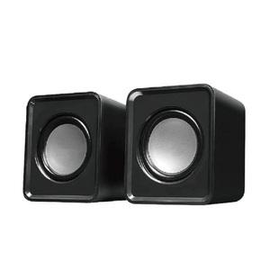 USB 연결 노트북 PC 3.5 AUX 2채널 사각 큐브 미니 스피커