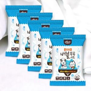 민감피부 애견용 시트형 애견삼푸 10매x5 강아지천연샴푸 애견샴푸