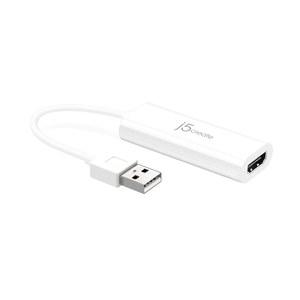 j5create USB-HDMI 디스플레이 어댑터 - Windows용 1080P 케이블 컨버터 어댑터(JUA195)