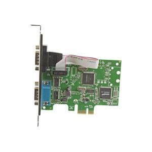 16C1050 UART가 장착된 StarTech.com 2포트 PCI 익스프레스 시리얼 카드 - RS232 로우 프로파일 카드(PEX2S1050)