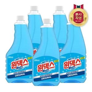 윈덱스 스프레이 유리세정제 리필 500ml x 5개