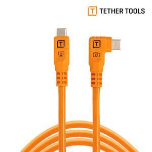 테더툴스 TetherPro Optima 10G USB-C, Straight to Right Angle Cable 4.6m
