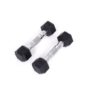 아이워너 크롬도금 PEV육각 덤벨 아령 푸쉬업 운동 1kg 2개 세트