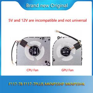 CPU GPU 냉각 FAN 라디에이터 Hasee F117-7B F117-7PLUS MKNP55 호환 hp MKNP55HK