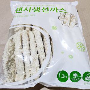 랜시푸드 대용량 바삭한 급식 분식 맛집 코스트코 생 식재료 생선까스 1.2kg 1개